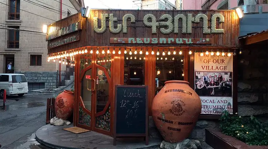 TOP 10 MOST ORIGINAL RESTAURANTS IN YEREVAN