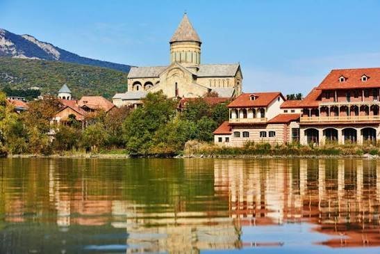 Mtskheta at the confluence of the Mtkvari and Aragvi rivers