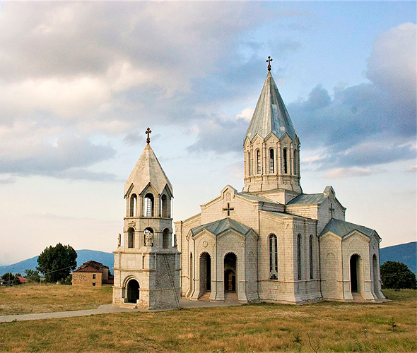 Heiliger-Erlöser-Ghazanchetsots-Kirche von Schuschi, Armenien