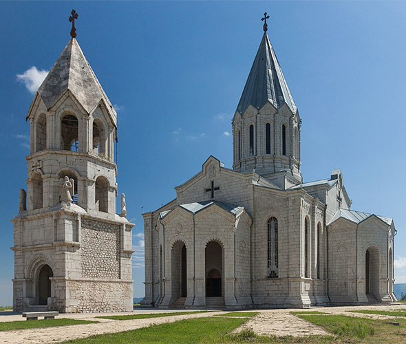 Heiliger-Erlöser-Ghazanchetsots-Kirche von Schuschi, Armenien: Foto 3