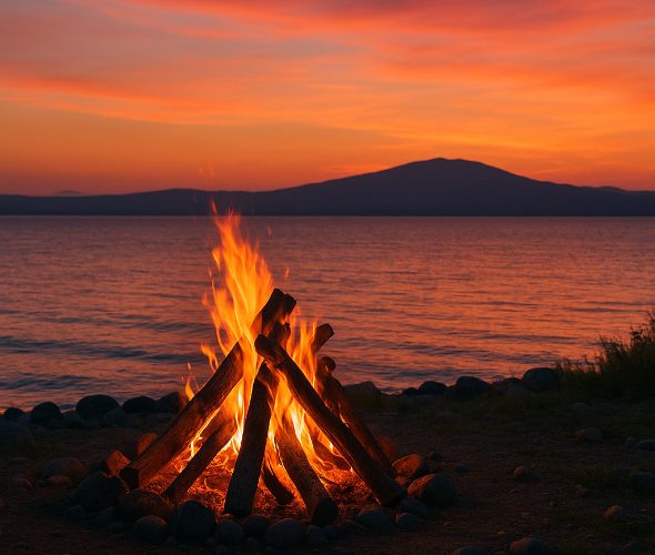 Stargazing on the Shores of Lake Sevan | Bonfire, Guitar Evening & Corn Treats