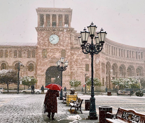 Arrivo a Yerevan